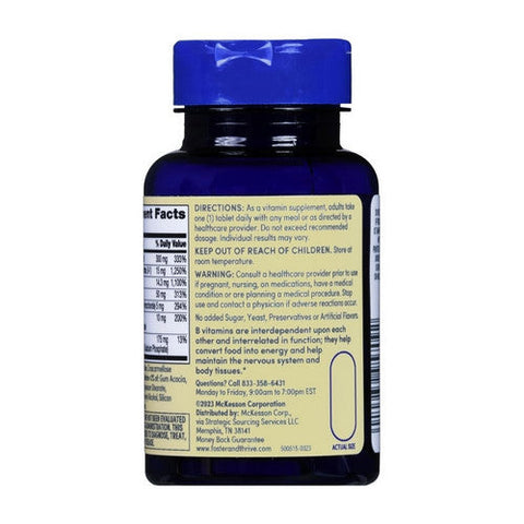 Foster And Thrive, Vitamin B-Complex, 100 Tabs Foster And Thrive
