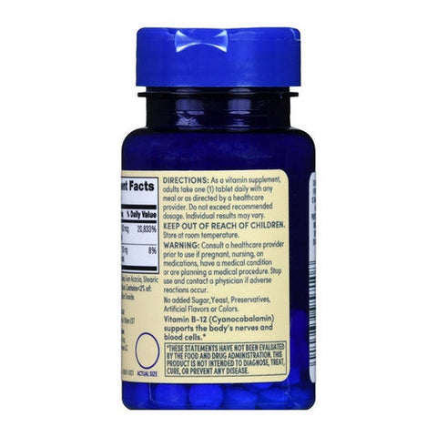 Foster And Thrive, Vitamin B-12, 500 Mcg, 100 Tabs Foster And Thrive