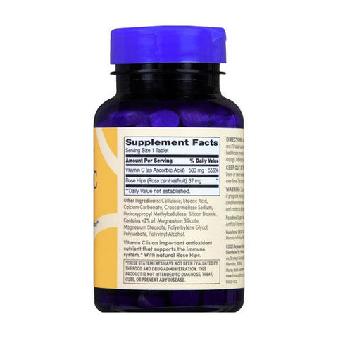 Foster And Thrive, Vitamin C With Rose Hips, 500 Mg, 250 Tabs Foster And Thrive