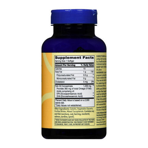 Foster And Thrive, Fish Oil, 1200 Mg, 100 Softgels Foster And Thrive