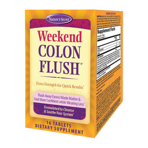 Nature's Secret, Weekend Colon Flush, 16 Tabs Nature's Secret