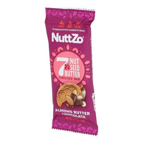 Nuttzo, Almond Butter Chocolate Bar, 1.41 Oz (Case Of 12)