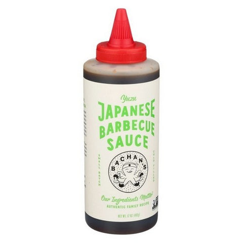 Bachan's, Japanese Barbeque Sauce Yuzu, 17 Oz (Case Of 6) Bachan's