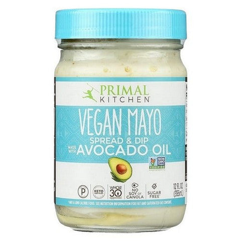 Primal Kitchen, Vegan Mayo Made With Avocado Oil, 12 Oz Case Of 6)