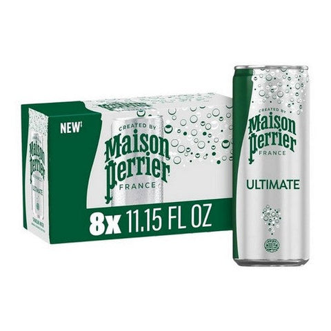 Maison Perrier, Sparkling Water Unflavored, 11.15 X 8 Count (case Of 3) Maison Perrier