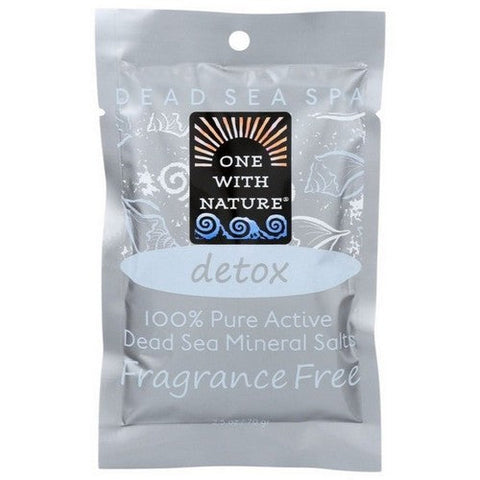 One with Nature, Dead Sea Mineral Salt Bath, 2.5 Oz (Case Of 6) One with Nature