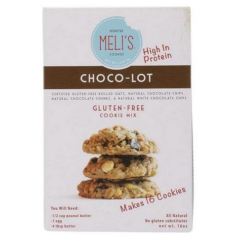 Meli's Monster Cookies, Choco Lot Gluten Free Cookie Mix, 16 Oz (Case Of 6) Meli's Monster Cookies