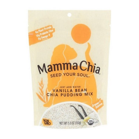 Organic Chia Pudding Vanilla 5.3 Oz (Case Of 6) by Mamma Chia