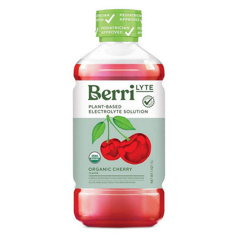 Berri Lyte, Plant Based Electrolyte Solution Organic Cherry, 1 Litre (Case Of 6) Berri Lyte