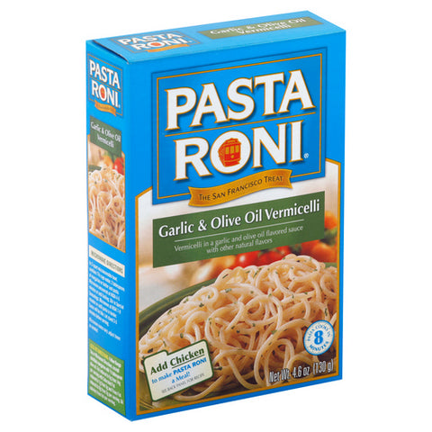Garlic And Olive Oil Vermicelli Box 4.6 Oz (Case Of 12) by Pasta Roni