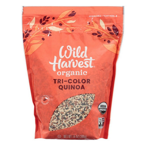 Organic Tri Color Quinoa 14 Oz (Case Of 12) by Wild Harvest