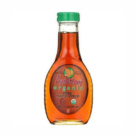 Organic Pure Maple Syrup 8 Oz (Case Of 12) by Anderson's Health Solutions