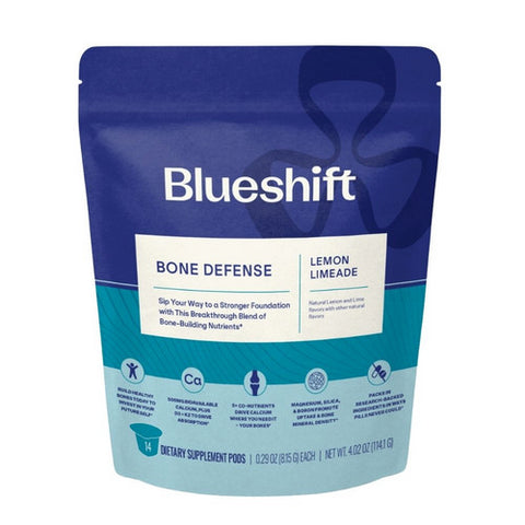 Blueshift Nutrition, Bone Defense Lemon Limead, 4.02 Oz X 14 Count Blueshift Nutrition