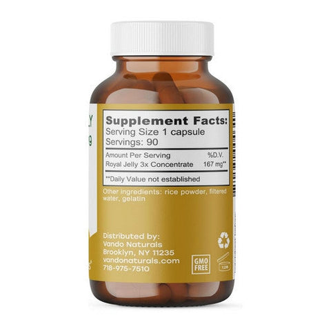 Apihaus, Royal Jelly, 500 Mg, 90 Capsules Apihaus