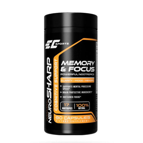 EC Sports, NeuroSharp Memory And Focus, 90 Capsules EC Sports