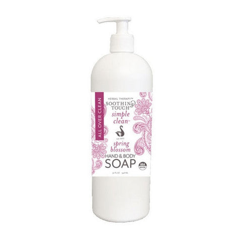 Soothing Touch, Hand And Body Soap Spring Blossom, 32 Oz Soothing Touch