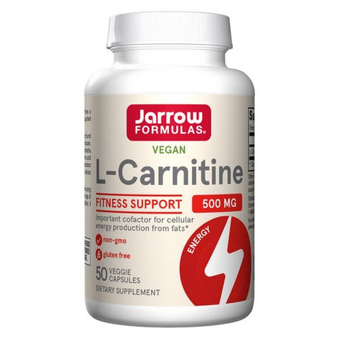 Jarrow Formulas, L-Carnitine, 500 mg, 50 Caps Jarrow Formulas