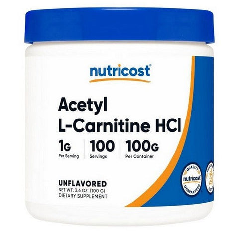 Nutricost, Acetyl L-Carnitine Powder, 100 Grams Nutricost
