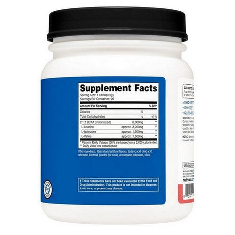 Nutricost, BCAA Powder Watermelon, 90 Servings Nutricost