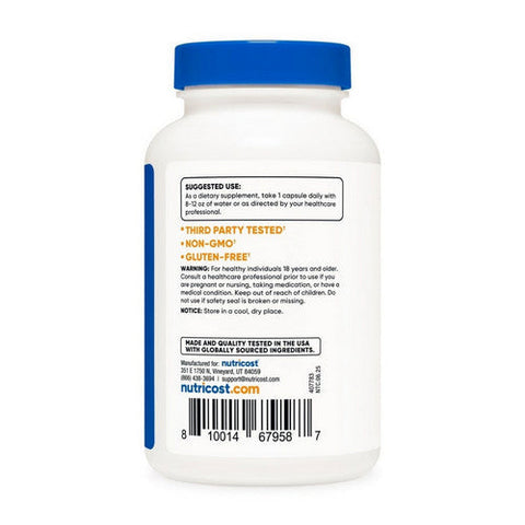 Nutricost, Yohimbine, 5 Mg, 240 Caps Nutricost