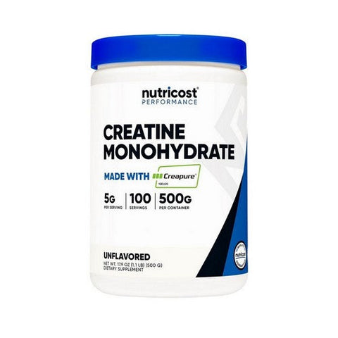 Nutricost, Performance Creatine Monohydrate Unflavoured, 500 Grams Nutricost