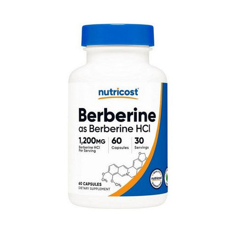 Nutricost, Berberine HCl, 1200 Mg, 60 Caps Nutricost