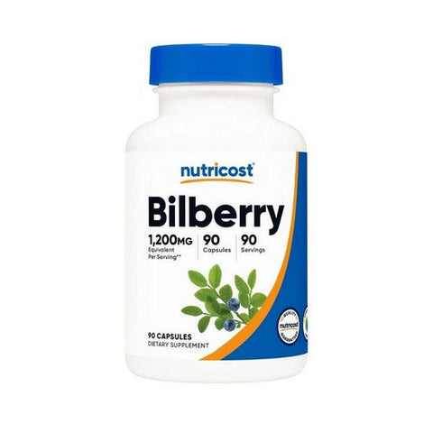 Nutricost, Bilberry Capsules, 1200 Mg, 90 Count Nutricost