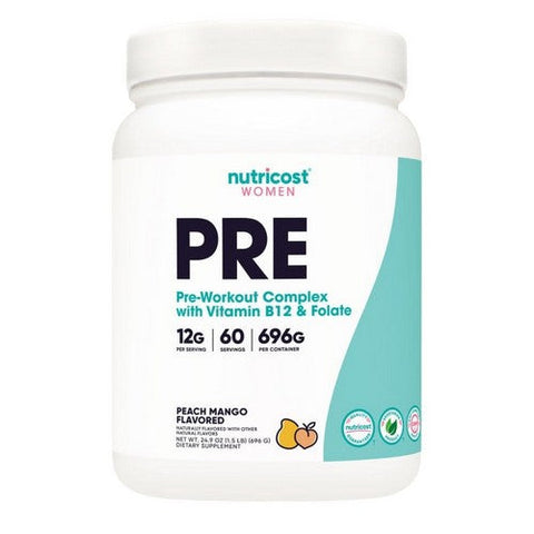 Nutricost, Preworkout For Women Peach Mango, 60 Servings Nutricost