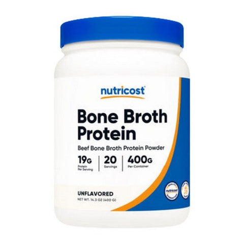 Nutricost, Beef Bone Broth Protein Unflavored, 20 Servings Nutricost