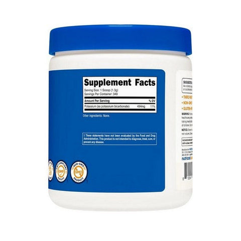 Nutricost, Potassium Bicarbonate Unflavoured, 1 Lb Nutricost