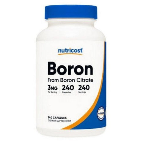 Nutricost, Boron Capsules, 3 Mg, 240 Count Nutricost