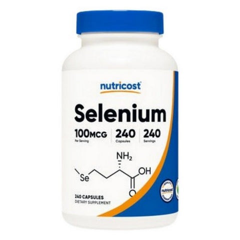 Nutricost, Selenium Capsules, 100 Mcg, 240 Count Nutricost