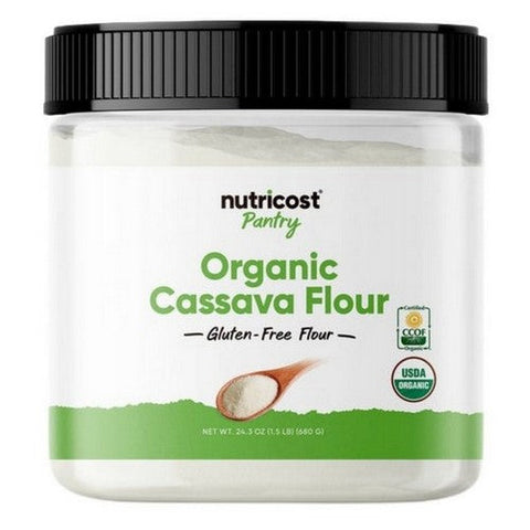 Nutricost, Organic Pantry Cassava Flour Powder, 1.5 Lbs Nutricost