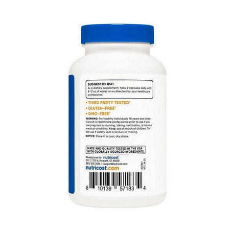 Nutricost, Triple Magnesium Complex Capsules, 300 Mg, 120 Count Nutricost