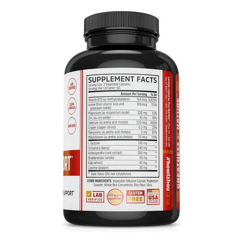 Zhou Nutrition, Thyroid Support, 120 Count Zhou Nutrition