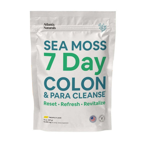 Atlantic Naturals, Sea Moss  Seven Day Colon And Para Cleanse, 14 Oz Atlantic Naturals