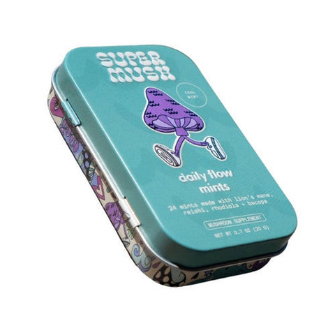 SuperMush, Daily Flow SuppleMints, 24 Count SuperMush