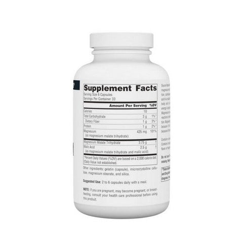 Source Naturals, Magnesium Malate, 625 Mg, 200 Caps Source Naturals