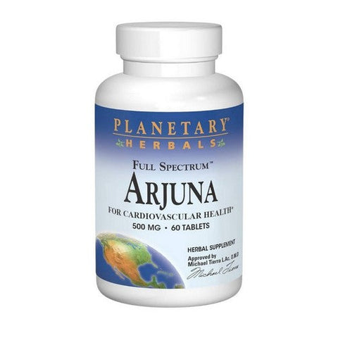 Planetary Herbals, Full Spectrum Arjuna, 500 Mg, 60 Tabs Planetary Herbals