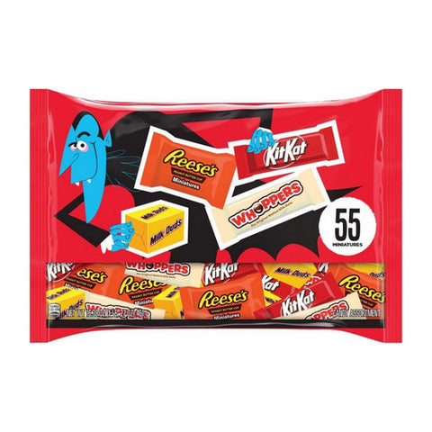 Chocolate Assorted Halloween Candy Miniatures 16.38 Oz (Case Of 10) by The Hershey Company