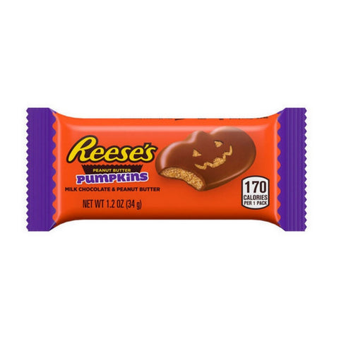 Chocolate Peanut Butter Pumpkins Halloween Candy 1.2 Oz (Case Of 216) by The Hershey Company