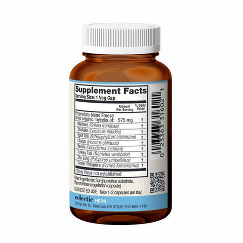 Eclectic Herb, Mycetoblend Mushroom, 575 Mg, 60 Veg Caps Eclectic Herb