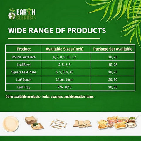 Earth Cleanse, Square Bagasse Bowls Premium, 3200 Pack (160 Ml / 5.4 Oz) Earth Cleanse