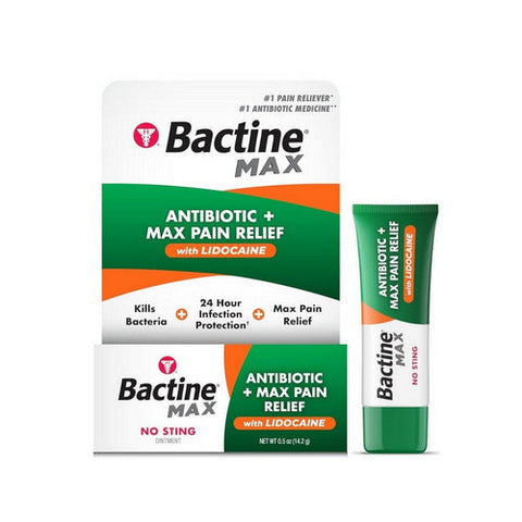 Bactine Max, Antibiotic + Pain Relieving Ointment, 0.5 Oz Bactine Max