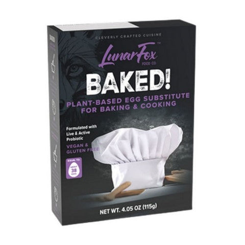Baked Plant Based Egg Substitute Cooking 4.05 Oz by Lunar Fox Food