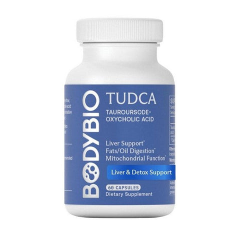 BodyBio, Tudca Tauroursodeoxycholic Acid, 60 Capsules BodyBio