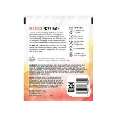 Aura Cacia, Fizzy Bath Packet Paradise, 2.5 Oz