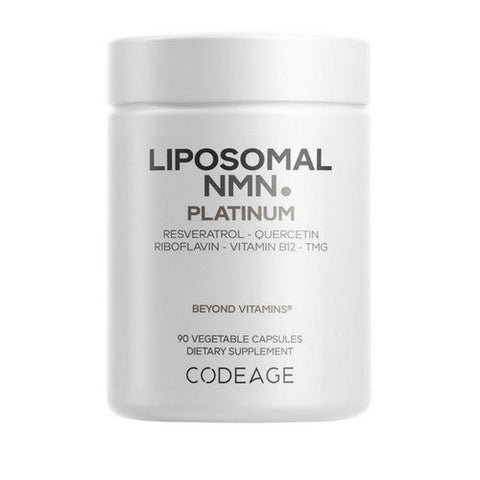 Codeage, Liposomal NMN Plus Resveratrol Quercetin TMG NAD+, 500 Mg, 90 Veg Caps Codeage