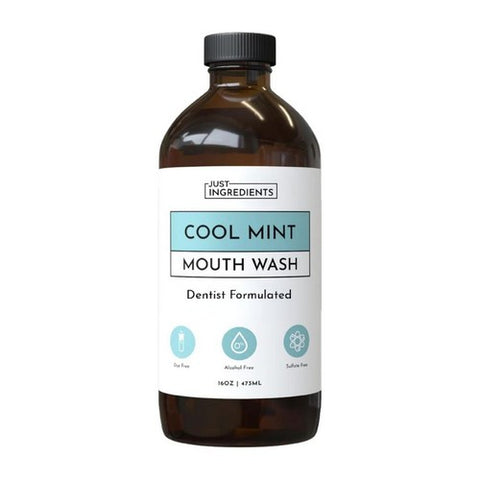 Cool Mint Remineralizing Mouthwash 16 Oz by Just Ingredients