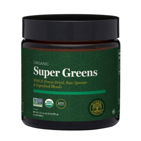 Organic Super Greens 6.7 Oz by Global Healing Center